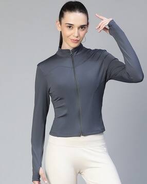 athlisis Women Slim Fit Zip-Front Track Jacket  -picture-53