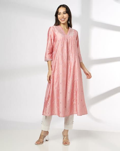 AVAASA MIX N' MATCH Women Printed A-Line Kurta