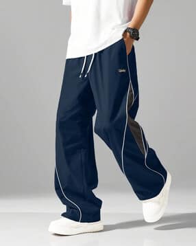 poshax Men Striped Straight Track Pants-picture-37