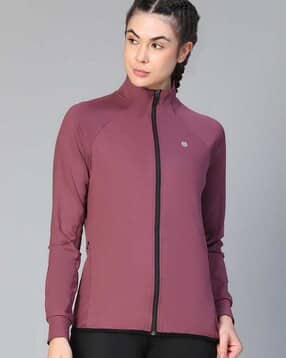 athlisis Women Slim Fit Zip-Front Track Jacket  -picture-43