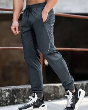 poshax Men Joggers with Zipper Pockets-picture-16