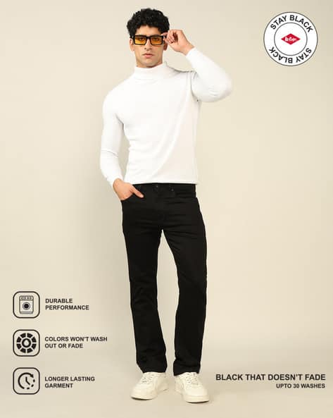 Lee Cooper Men Mid-Rise Slim Straight Jeans