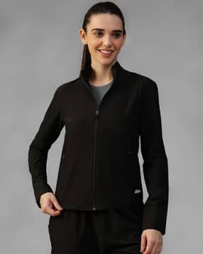 athlisis Women Slim Fit Zip-Front Track Jacket  -picture-10