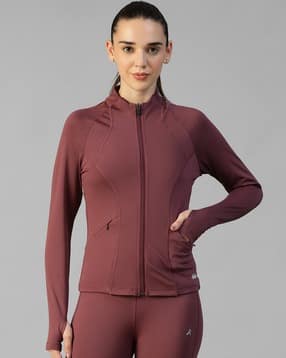 athlisis Women Slim Fit Zip-Front Track Jacket  -picture-21