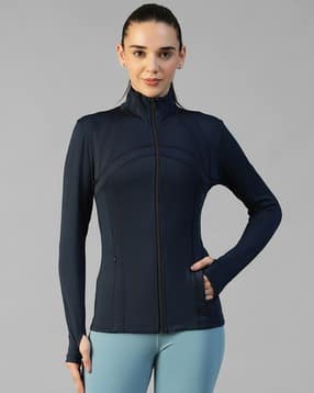 athlisis Women Slim Fit Zip-Front Track Jacket  -picture-32