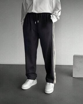 poshax Men Striped Straight Track Pants-picture-38