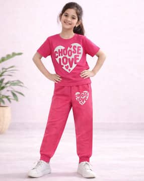 trampoline Girls Graphic Pants with Top-picture-51