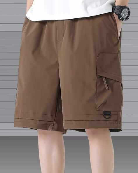 POSHAX Men Regular Fit Shorts with Insert Pockets