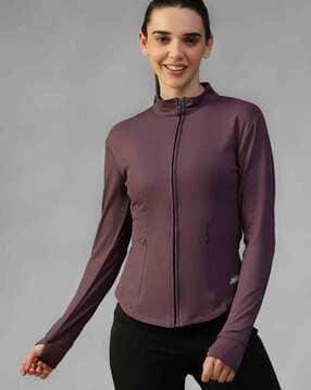 athlisis Women Slim Fit Zip-Front Track Jacket  -picture-28