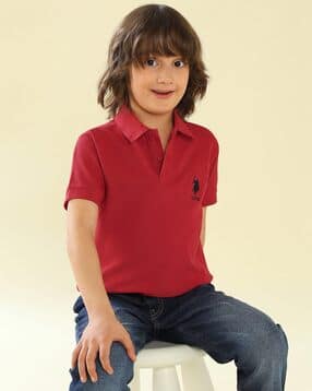 u.s. polo assn. Boys Regular Fit Polo T-Shirt with Logo Embroidery-picture-24