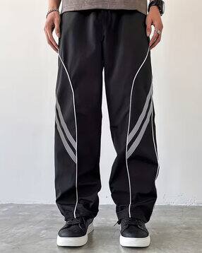poshax Men Striped Straight Track Pants-picture-23