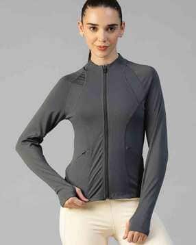 athlisis Women Slim Fit Zip-Front Track Jacket  -picture-31