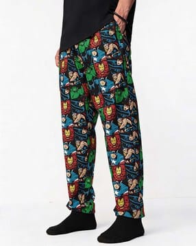 the souled store Marvel™ - Men Printed Mid-Rise Pyjamas-picture-44