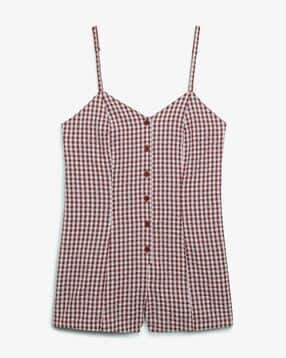 superdry Gingham Cami Playsuit-picture-10