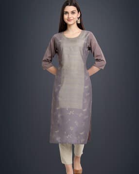 popmantra Women Floral Print Straight Kurta-picture-37