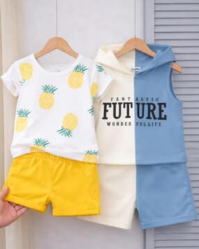 lofn Pack Of 2 Cartoon Shorts and T-Shirt Set-picture-32