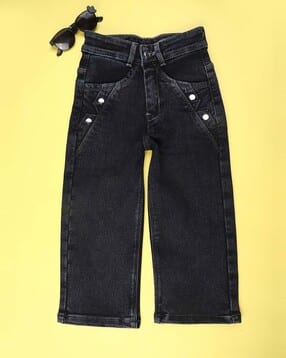 v-mart Girls Mid-Rise Flat-Front Jeans-picture-18