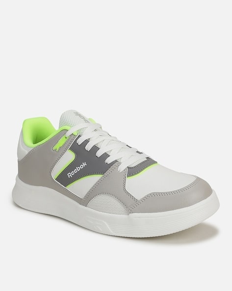 Reebok Men Lace-Up Sneaker with PU Upper