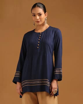 soch Women Printed Round-Neck Kurti-picture-11