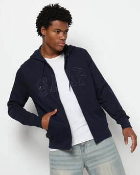 gap Embroidered Regular Fit Full Zip-Front Hoodie-picture-17