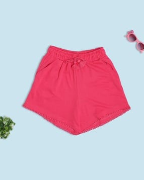 v-mart Girls Mid-Rise Regular Fit Shorts-picture-13