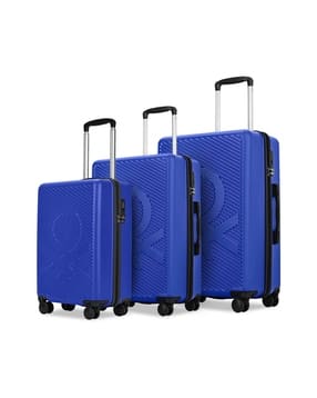 united colors of benetton Men Pack of 3 Striped Trolley Bags-picture-15