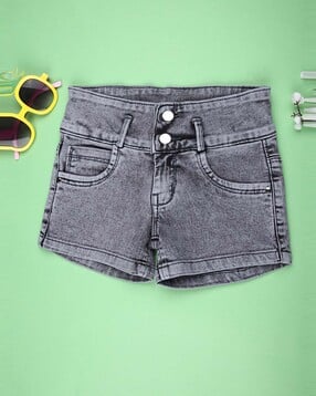 v-mart Girls Mid-Rise Regular Fit Shorts-picture-24