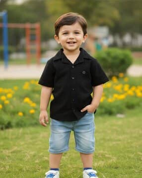 v-mart Boys Regular Fit Spread Collar Shirt-picture-28