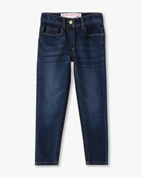 point cove Girls Mid-Wash Slim Fit Jeans-picture-15