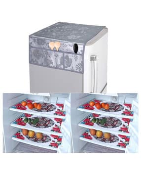 crosmo Printed Set of 7 Fridge Covers-picture-11
