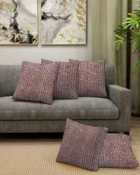 klotthe Set of 5 Square Cushion Covers 16" x 16"-picture-32