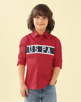 u.s. polo assn. Boys Logo Print Regular Fit Shirt-picture-10