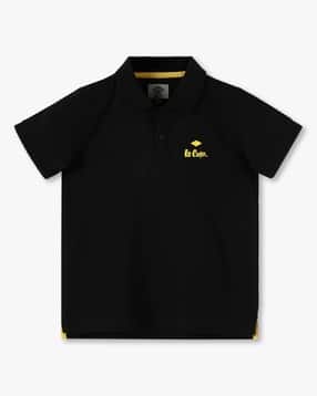 lee cooper Boys Logo Embroidery Regular Fit Polo T-Shirt-picture-19