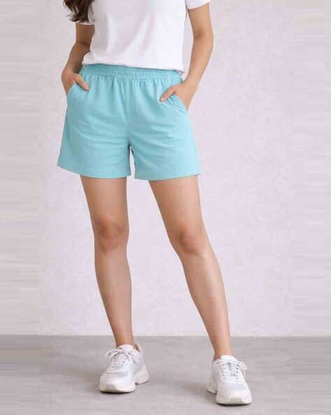 Nobarr Women Knit Shorts with Elasticated Waistband