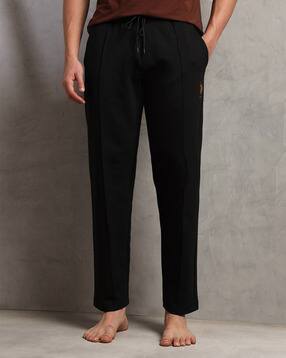 Men Cotton Stretch Mid-Rise Lounge Pants-PR002-PL -image-4