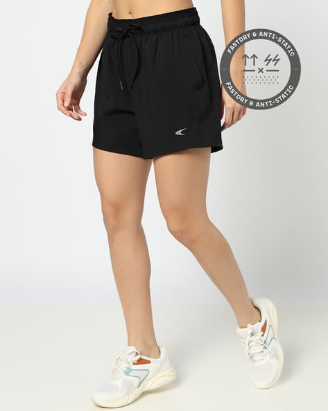 Women Fitness Regular Fit Knit Shorts