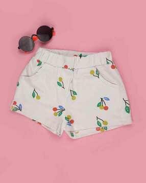 v-mart Girls Printed Regular Fit Shorts-picture-14