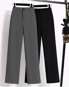 buda jeans co Women Pack of 2 Straight Fit Trousers-picture-23
