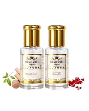 menjewell Unisex Attar Combo- Chandan & Rose -picture-31