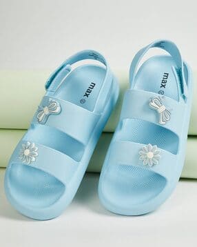 max Girls PU Upper Flat Sandals with Charms-picture-39