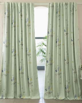 tranquebar home Butterflies Print Cotton Door Curtain -picture-12