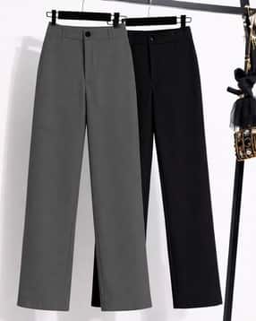 fyre rose Women Pack of 2 Straight Fit Flat-Front Trousers-picture-24