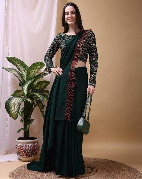 Nyrika Floral Pattern Silk Woven Saree