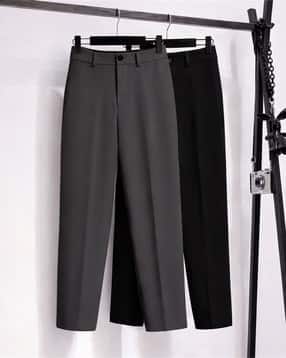 buda jeans co Women Pack of 2 Flat-Front Straight Fit Trousers-picture-25