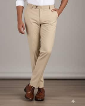 buda jeans co Men Slim Fit Flat-Front Trousers-picture-30