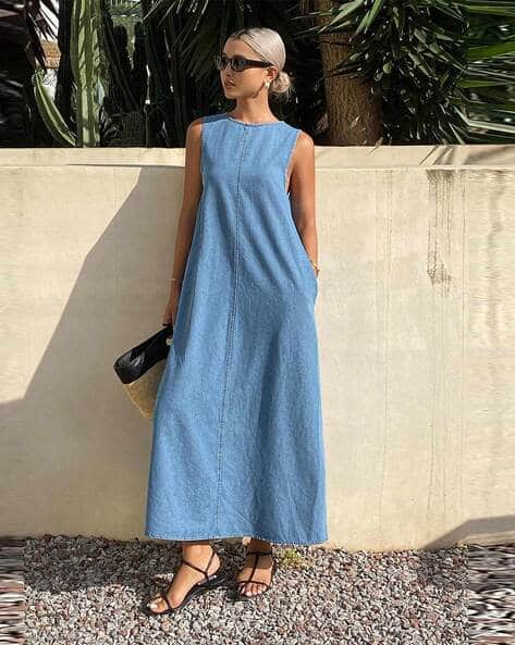 KOTTY Round-Neck Maxi Dress