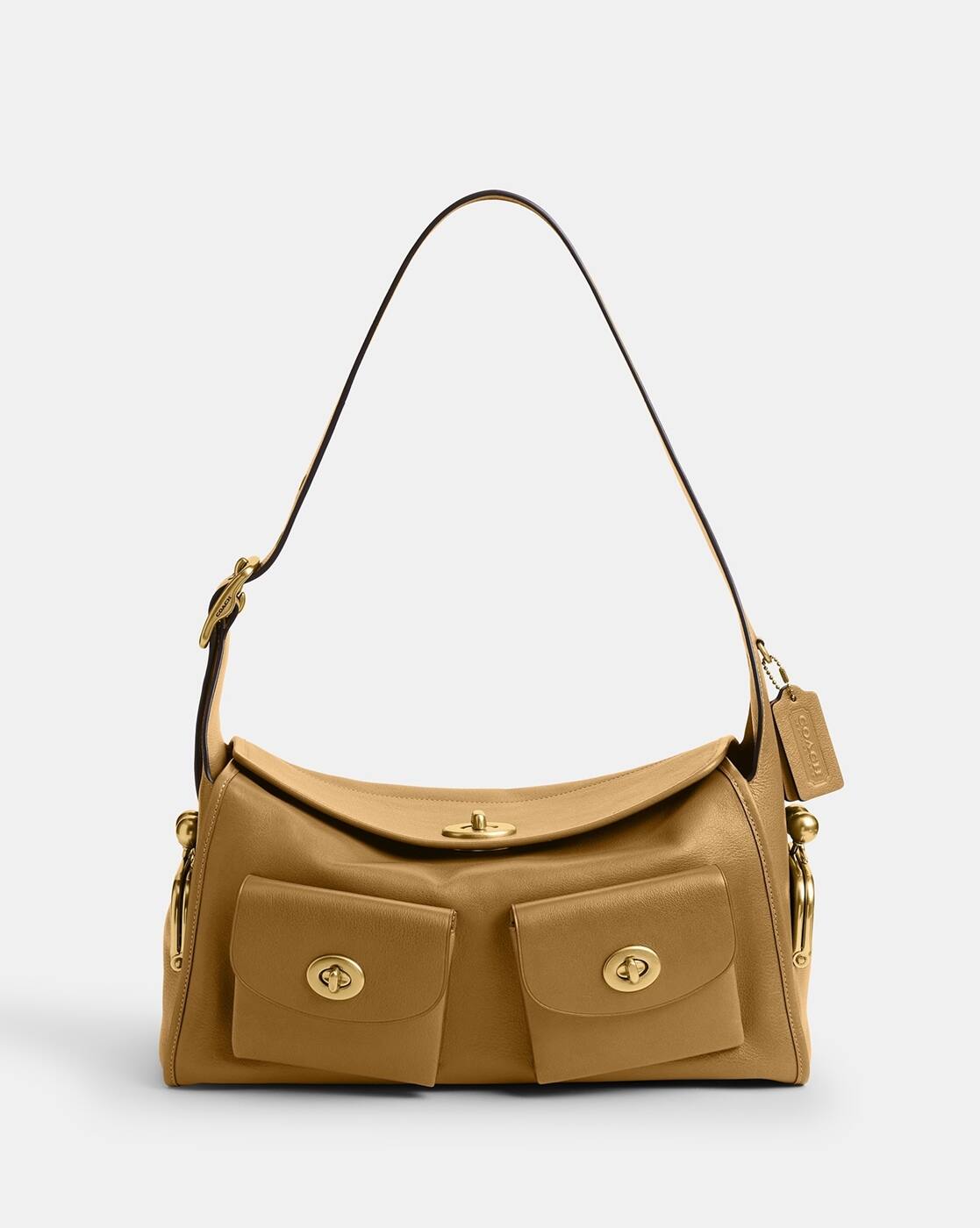 ★OLD COACH★leather west bag★ Buy Coach The Coach Originals Turnlock Haversack Natural Grain