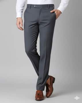 buda jeans co Men Slim Fit Flat-Front Trousers-picture-25