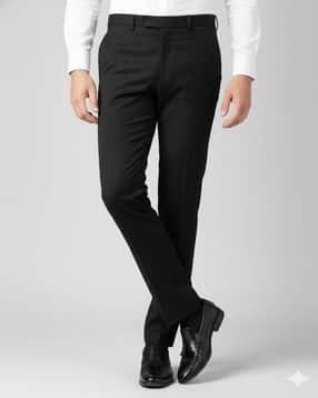 buda jeans co Men Slim Fit Flat-Front Trousers-picture-31