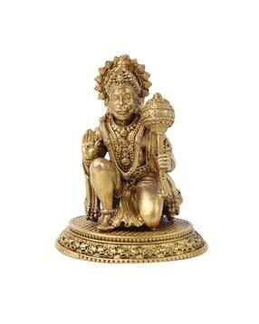 habere india Premium Pure Brass Hanuman Ji Murti for Spiritual Decor and Rituals-picture-17